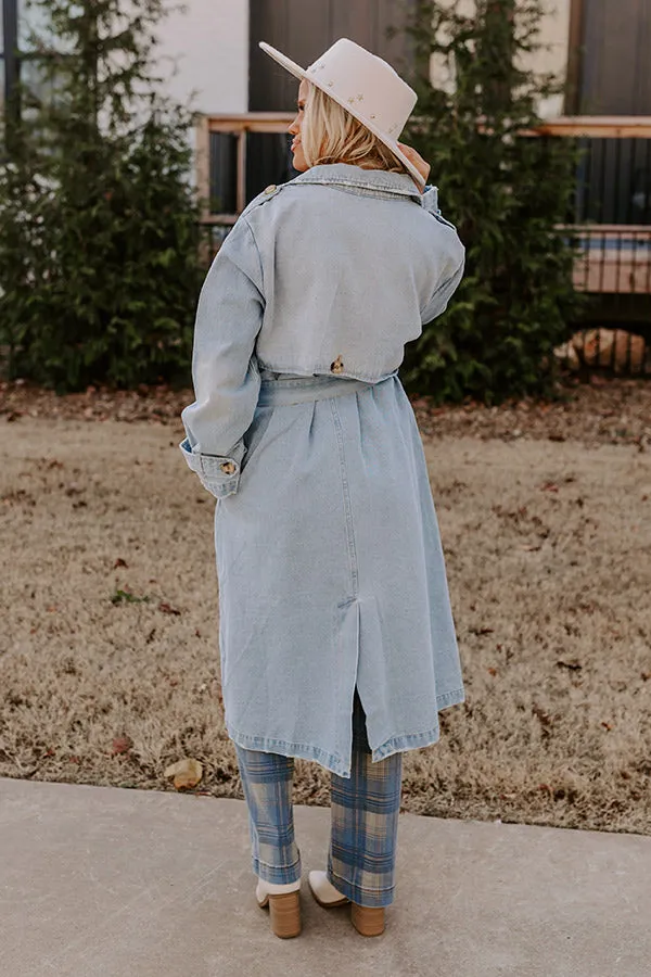 London Lookout Denim Trench Coat sold by Impressions product image thumbnail 5