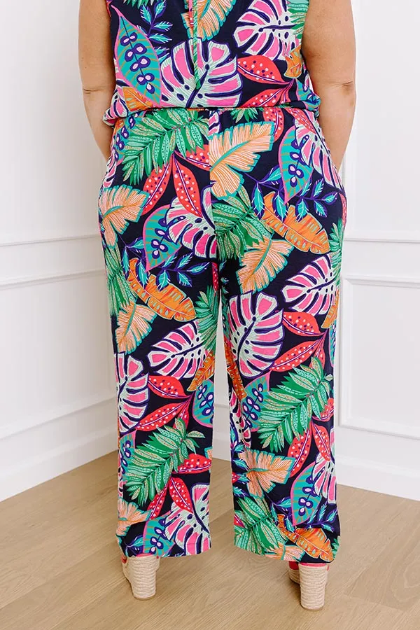 Spotted Under The Palms High Waist Pants Curves sold by Impressions product image thumbnail 4