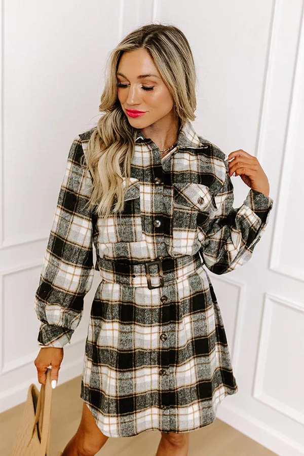 So Plaid You're Mine Flannel Dress sold by Impressions product image thumbnail 2