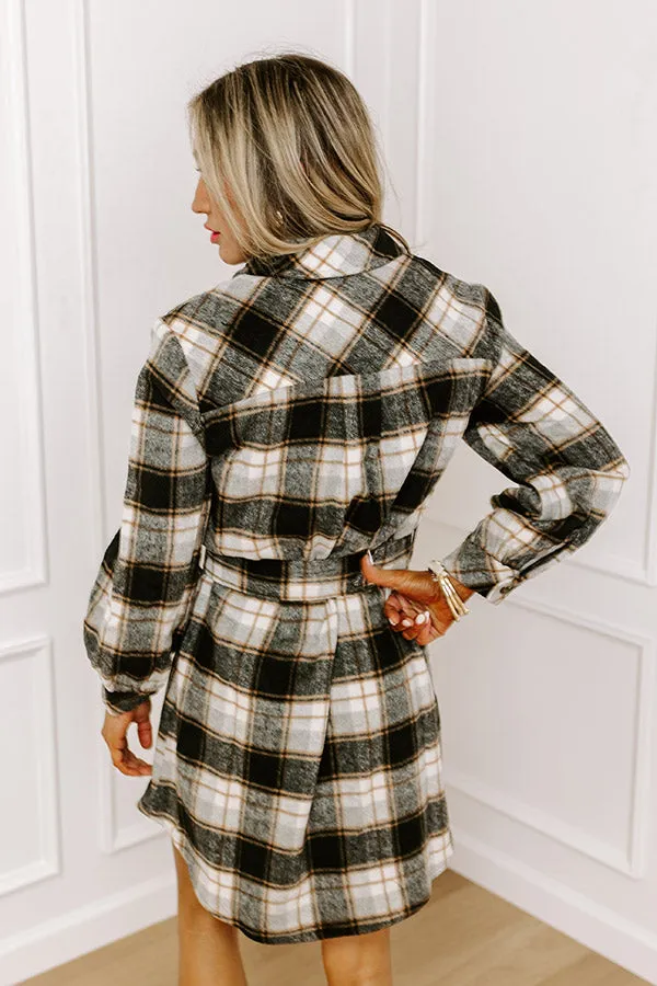 So Plaid You're Mine Flannel Dress sold by Impressions product image thumbnail 4