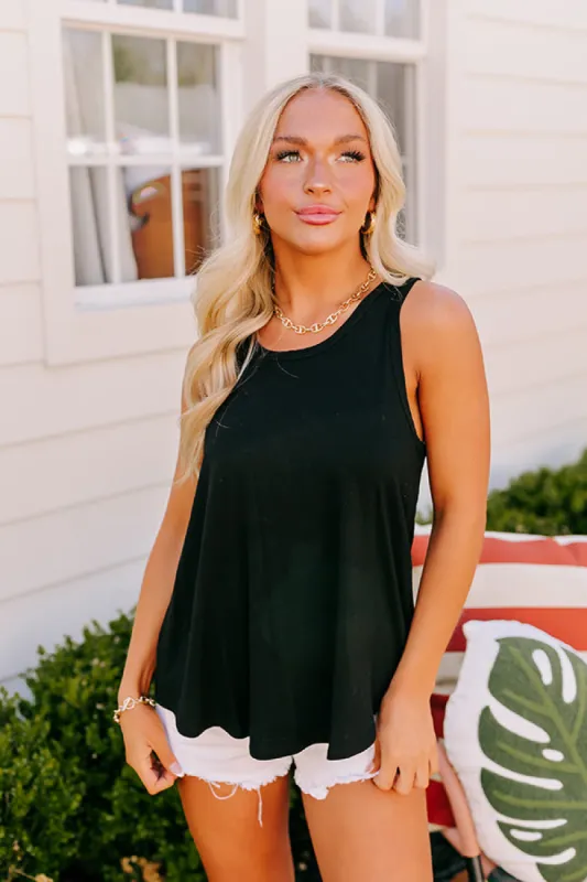 Simply Sweet Shift Top in Black sold by Impressions