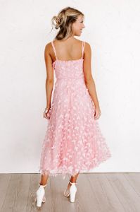 Garden Party Glow Midi in Pink sold by Impressions