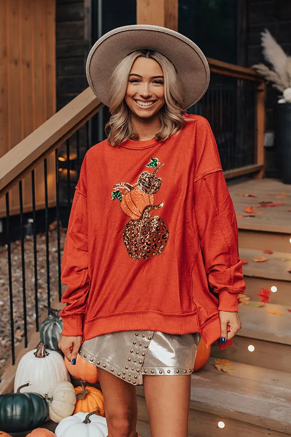 Pumpkin Patch Cutie Oversized Sweatshirt sold by Impressions
