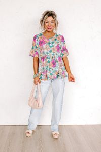 Sunny Day Darling Babydoll Top sold by Impressions
