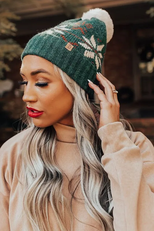 Snow Melt Faux Fur Pom Beanie sold by Impressions