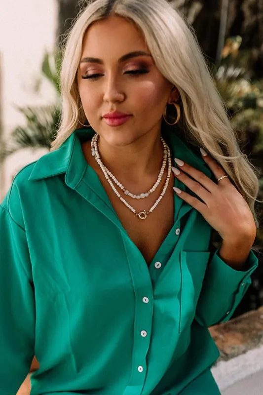 Everyday Dreams Beaded Necklace In Ivory sold by Impressions