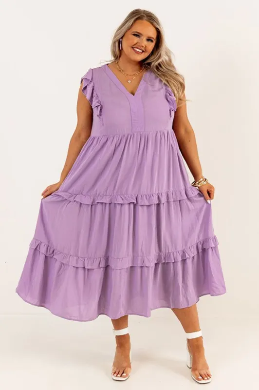 Patio Days Midi In Lavender Curves sold by Impressions