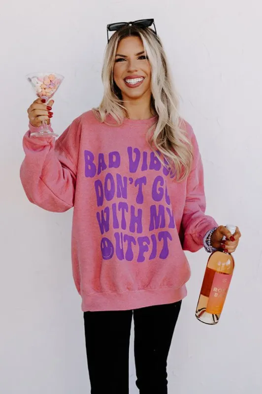 Bad Vibes Graphic Sweatshirt sold by Impressions