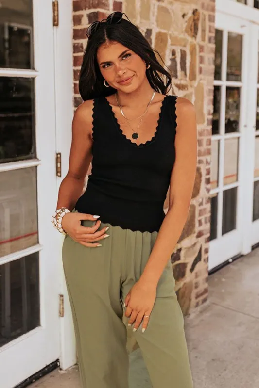 Sunset Siren Top In Black sold by Impressions
