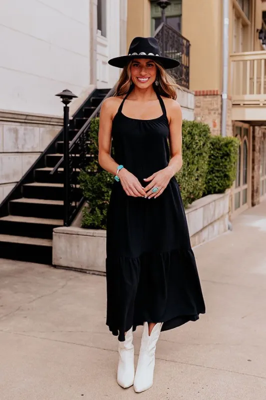 Pulling It Together Midi In Black sold by Impressions