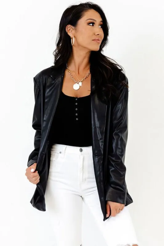 The Luella Faux Leather Jacket sold by Impressions