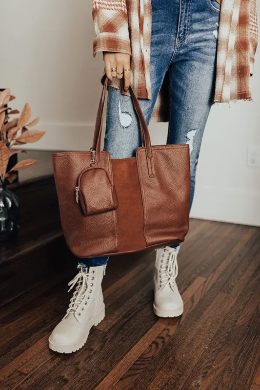 Bucket List Faux Leather Tote sold by Impressions
