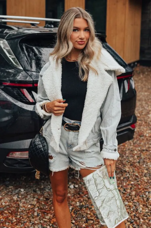 Layer Lover Sherpa Denim Jacket sold by Impressions