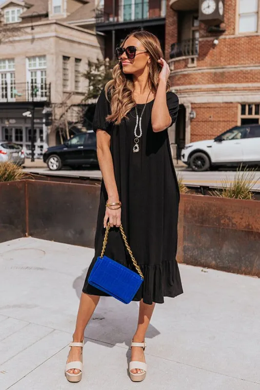 Sandy Shores Midi In Black sold by Impressions