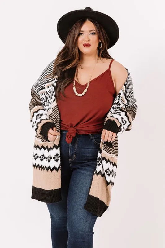 Blissful Autumn Days Knit Cardigan Curves sold by Impressions