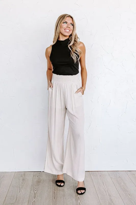 Urban Wonders High Waist Pants In Birch sold by Impressions
