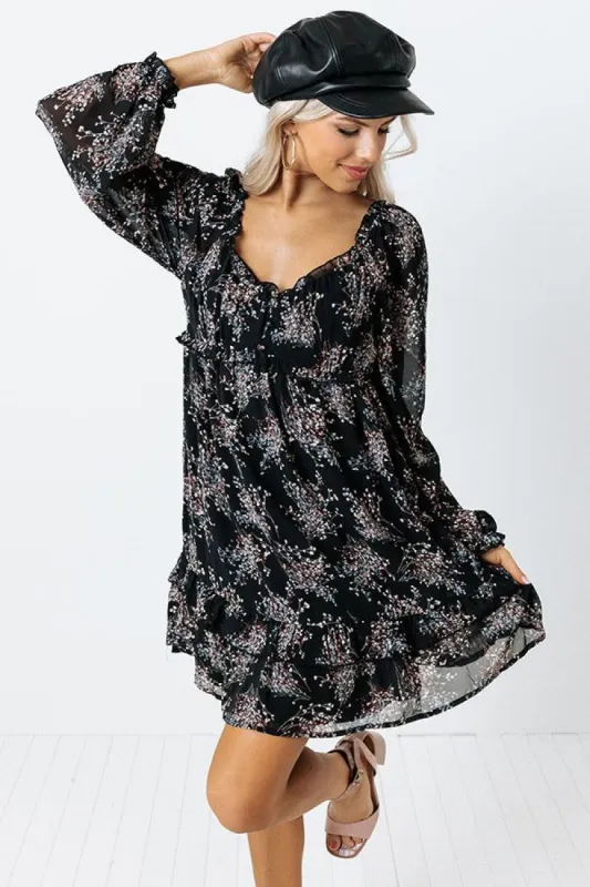 Dressed Up To Flirt Floral Babydoll Dress sold by Impressions
