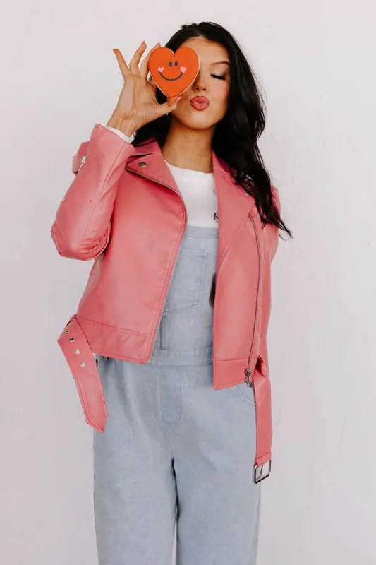 The Starry Faux Leather Jacket sold by Impressions