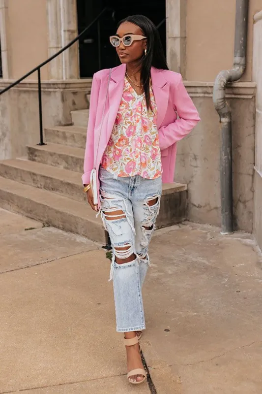 The Ellie High Waist Distressed Jean sold by Impressions