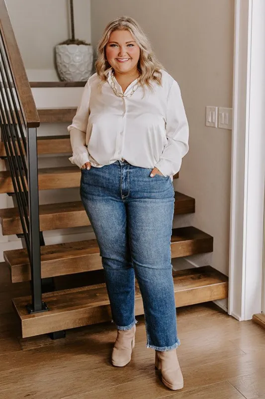 The Kim High Waist Straight Leg Jean Curves sold by Impressions