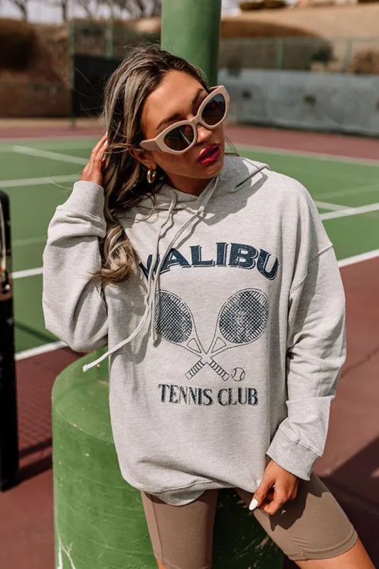 Malibu Tennis Club French Terry Graphic Hoodie Top sold by Impressions