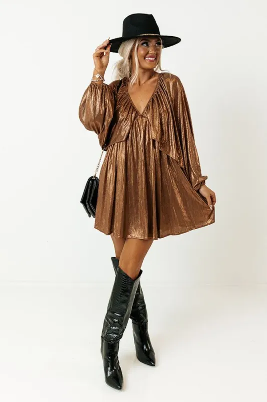 Perfectly Glam Babydoll Dress sold by Impressions