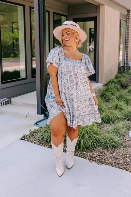 Modern Days Chambray Floral Dress Curves sold by Impressions