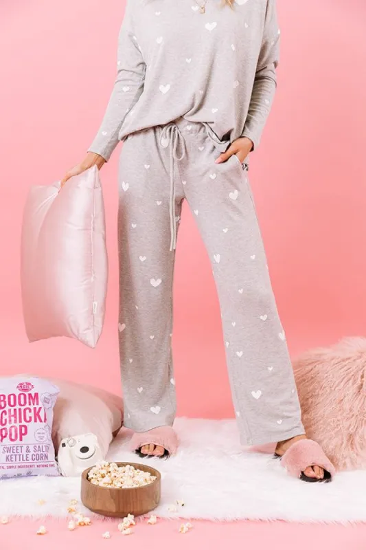 Heart Rush Pants In Grey sold by Impressions
