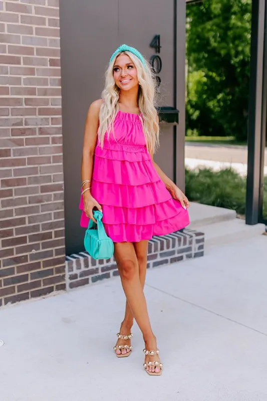 Editor In Chic Tiered Mini Dress sold by Impressions