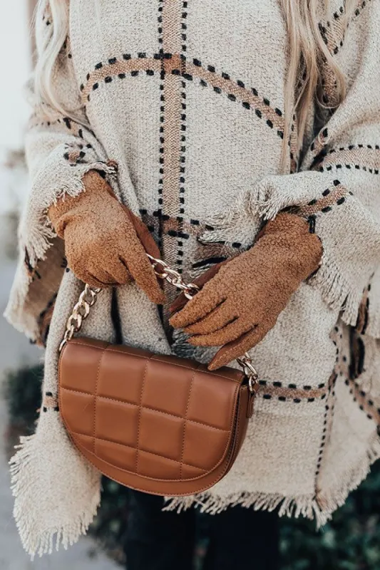 Snowy Nights Gloves In Brown sold by Impressions