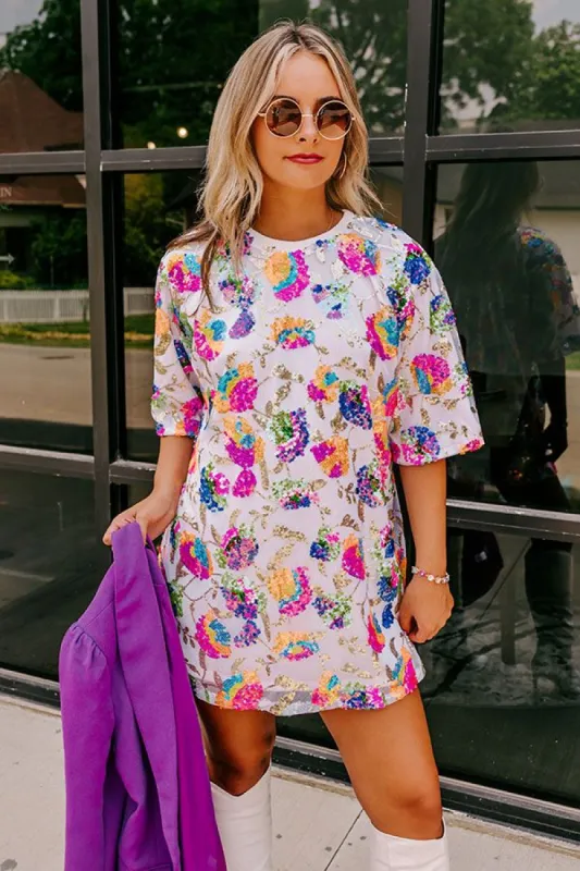 Bring The Drama Tunic Dress in White sold by Impressions