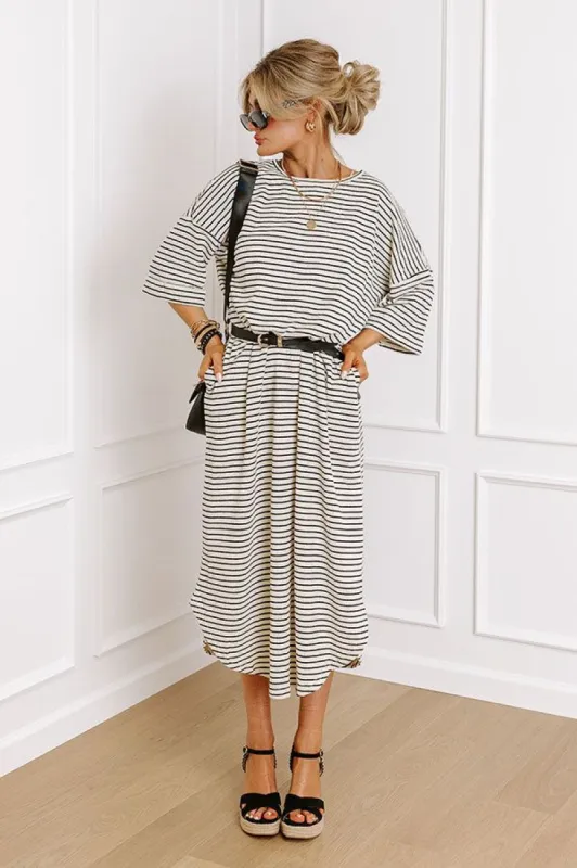 Beach Day Terry Cloth Stripe Maxi sold by Impressions