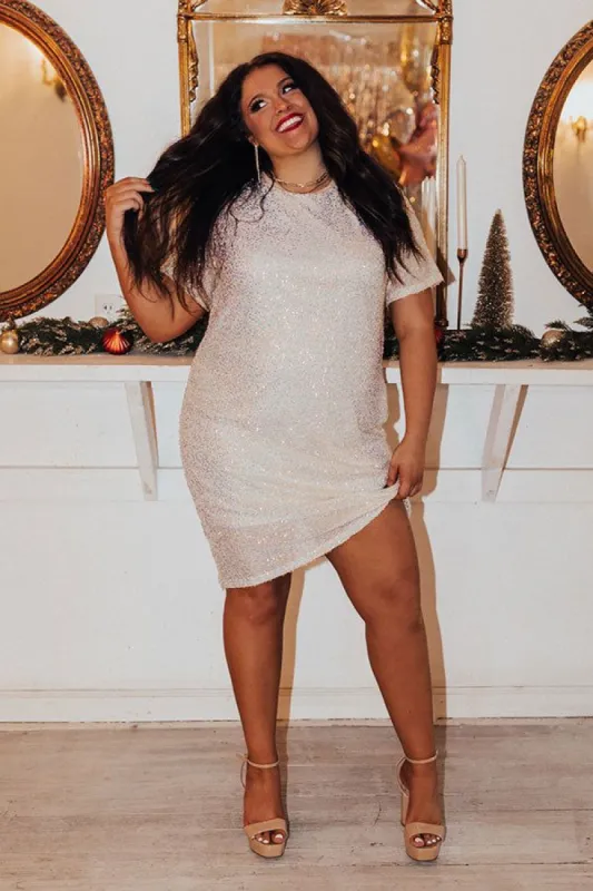 Unbeatable Sights Sequin Dress Curves sold by Impressions