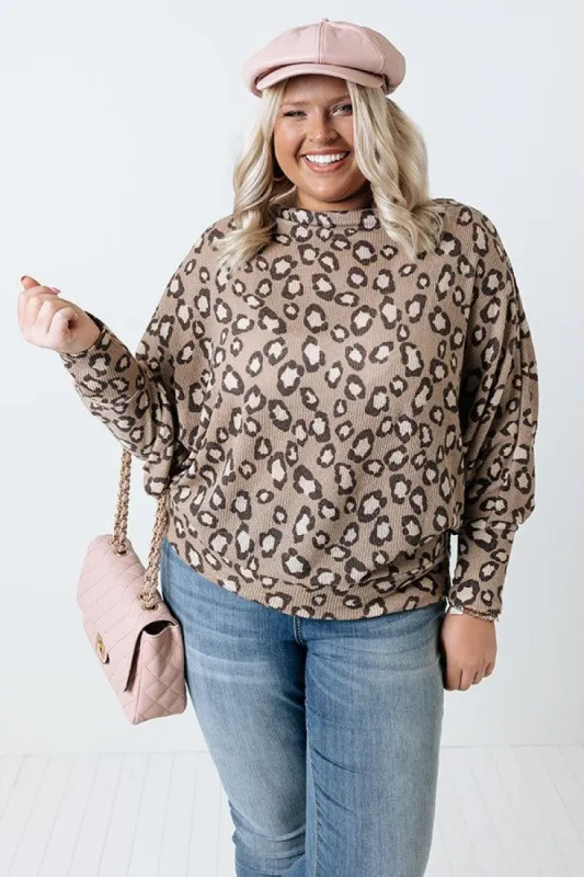 Sneak Away Leopard Shift Top Curves sold by Impressions