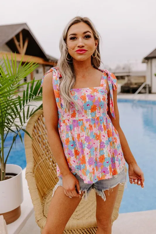 Sayulita Shores Floral Top sold by Impressions