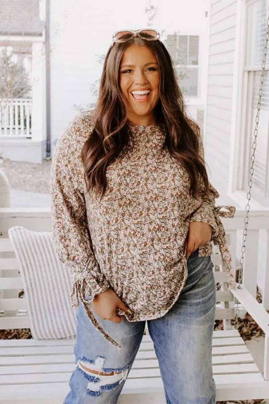 Vino Weekend Floral Shift Top Curves sold by Impressions