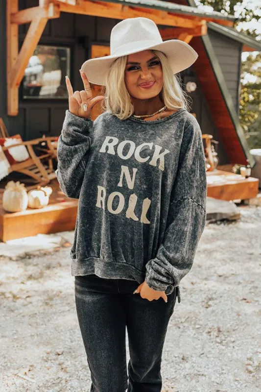 Rock N Roll Mineral Wash Sweatshirt sold by Impressions