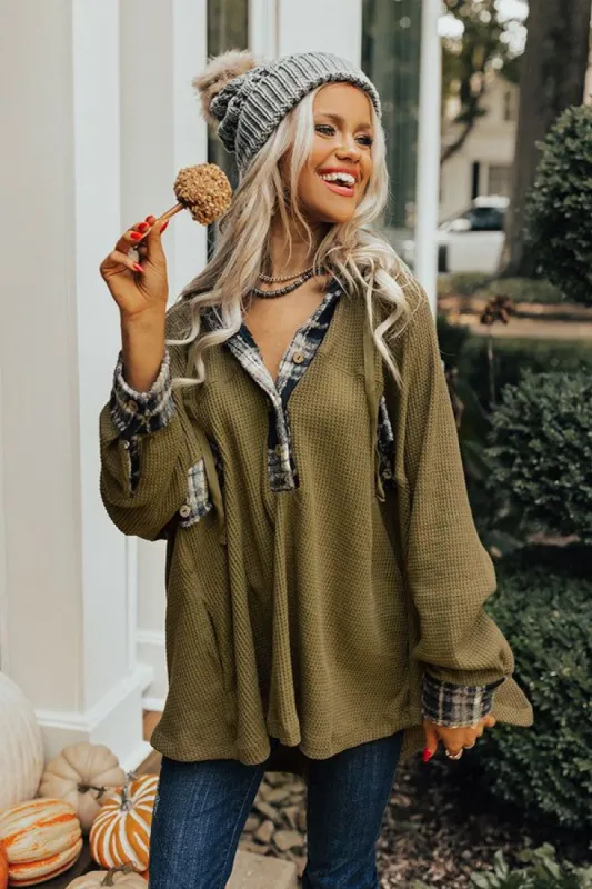 Weekend Wonders Waffle Knit Hoodie sold by Impressions