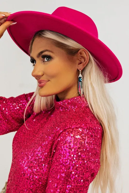 Shiny and Chic Earrings In Blue sold by Impressions