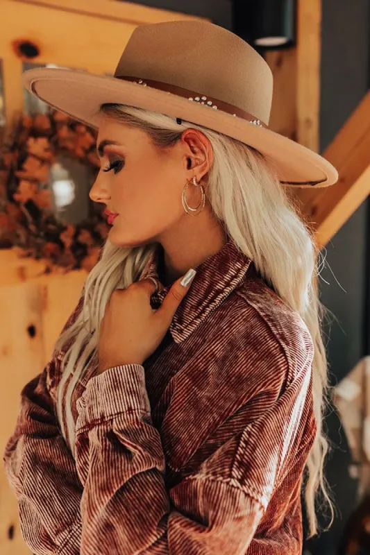 Forever Falling In Love Hoop Earrings sold by Impressions