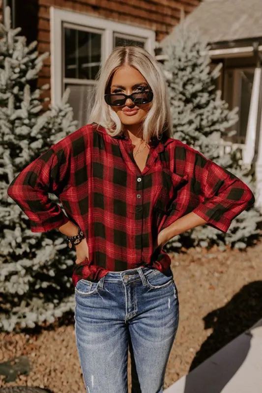 So Plaid It's Fall Top sold by Impressions