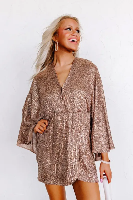 Seriously Swept Away Sequin Dress sold by Impressions