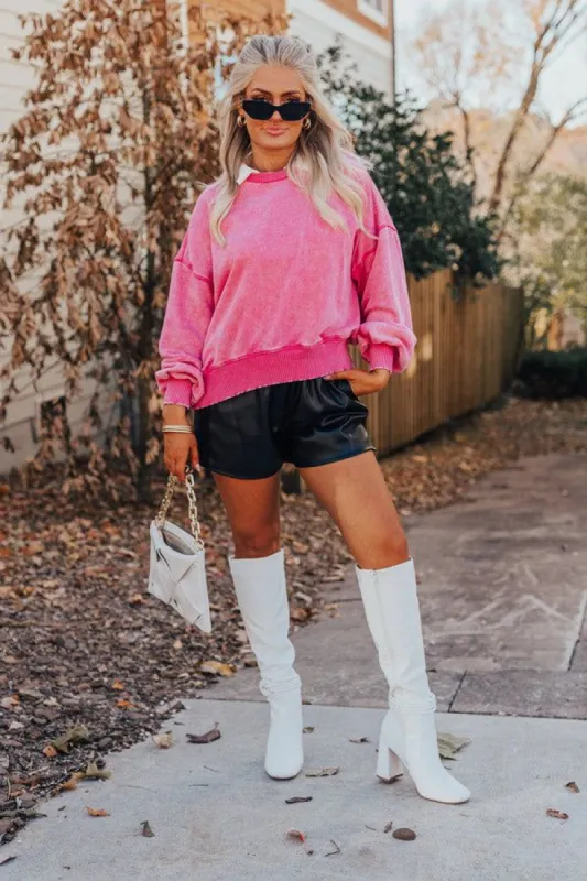 Warm Embrace Mineral Wash Sweatshirt sold by Impressions