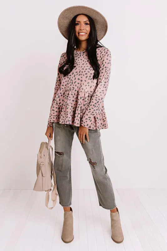 Dating In Denver Leopard Shift Top sold by Impressions