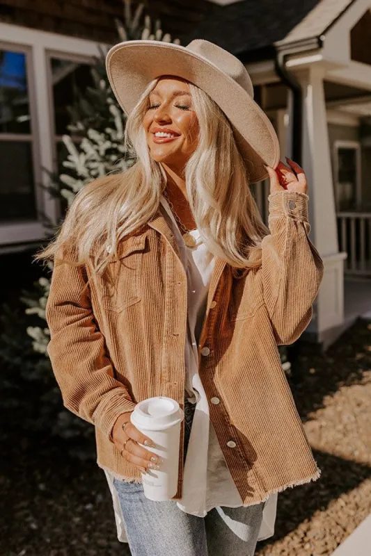 Coffee And Casual Corduroy Jacket sold by Impressions