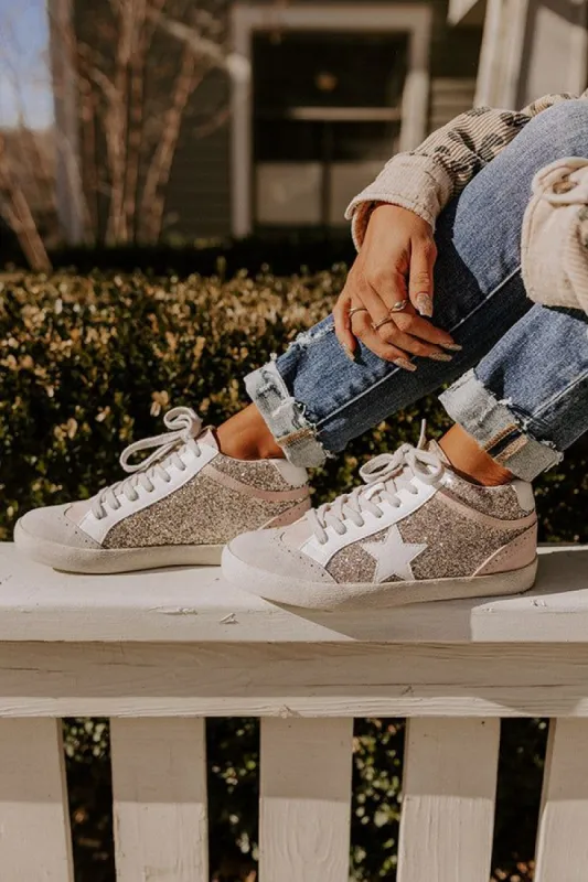 The Mia Vintage Sneaker In Pink sold by Impressions