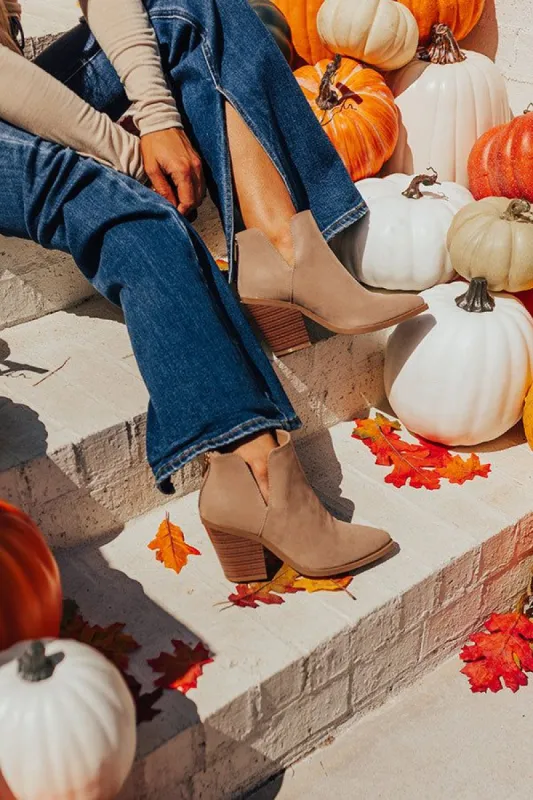 The Destiny Bootie In Tan sold by Impressions