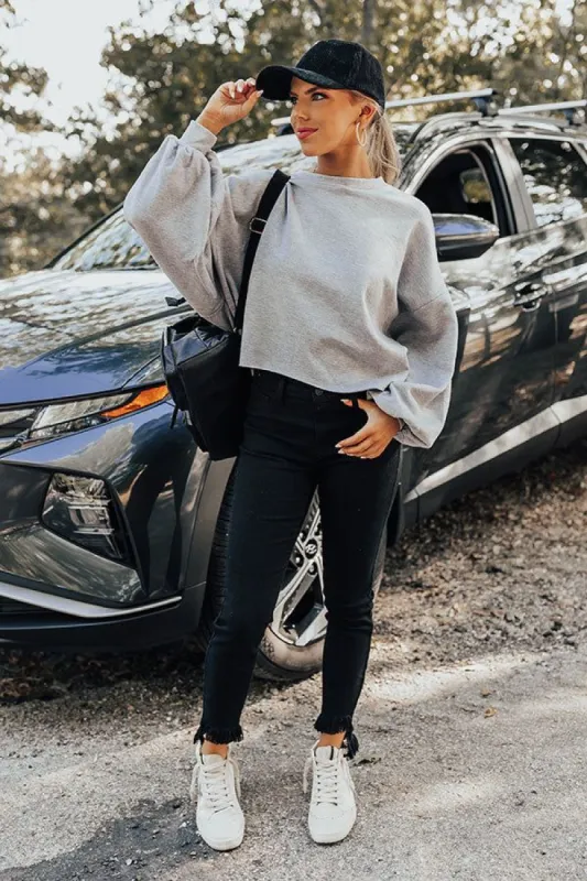 Such A Delight Sweatshirt In Grey sold by Impressions