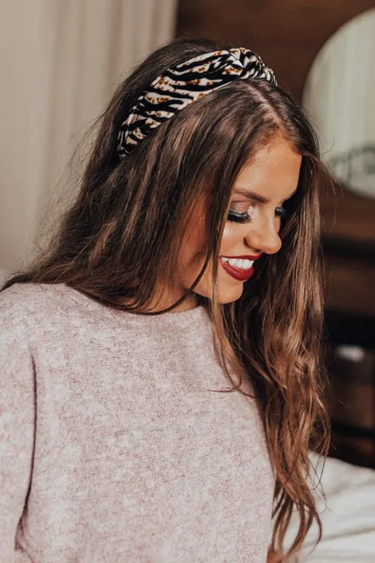 Flirty And Fashionable Zebra Print Headband sold by Impressions