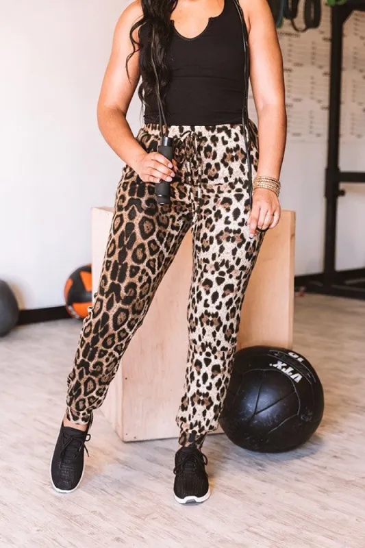 Leopard Lady Joggers sold by Impressions